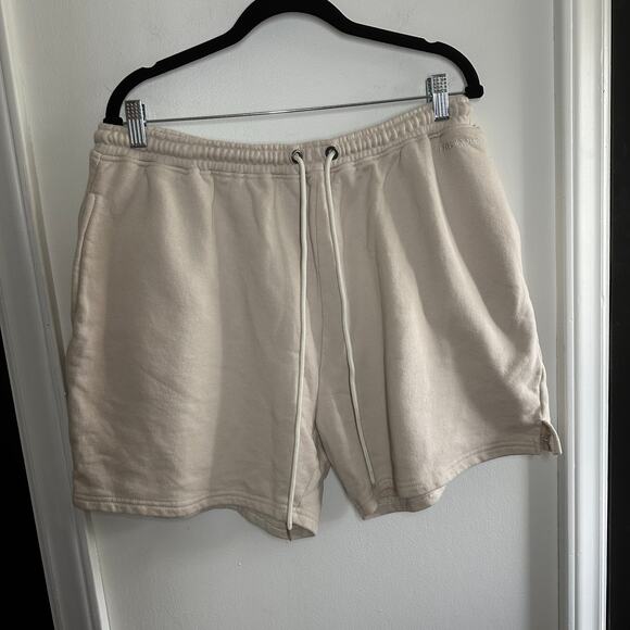 Tru Kolors Tan Knit Klassic Sweat Shorts Heights of Our Dreams Size XXL - Picture 2 of 14
